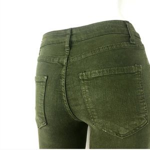 CARMAR olive green skinny jeans